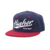 Higher Than Most Snapback Blue Red