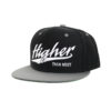 Higher Than Most Snapback Black Gray