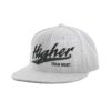 Higher Than Most Snapback Heather Gray