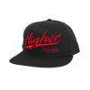 Higher Than Most Snapback Black Red V2