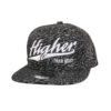 Higher Than Most Snapback Cement Black