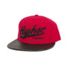 Higher Than Most Snapback Red leather