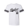 Higher Than Most 710 Jersey Shirt White