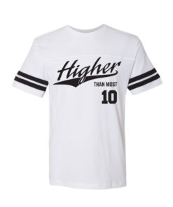 Higher Than Most 710 Jersey Shirt White