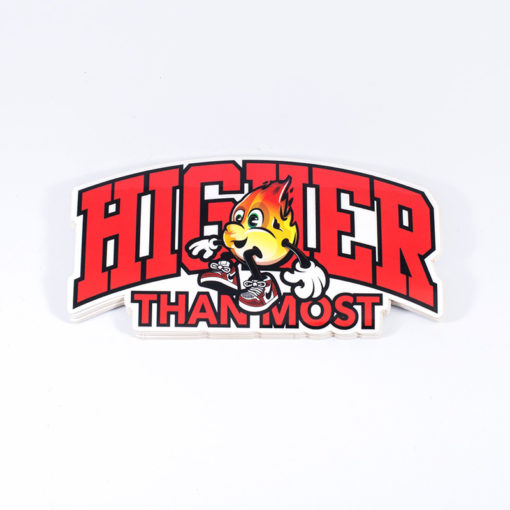 Higher Than Most Bold Fire Boy Sticker