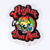 Higher Than Most Fire Boy Dab Lettering Sticker